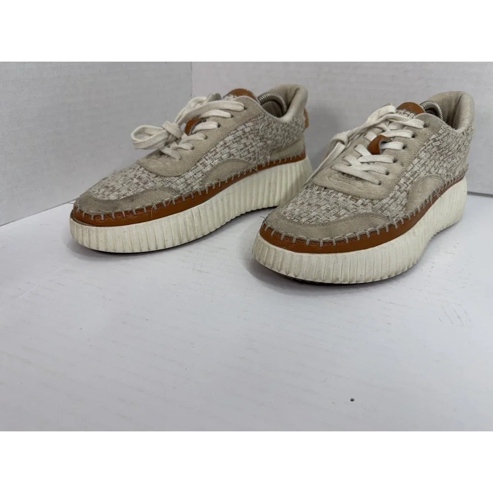 Coconuts by Matisse Go To Platform Sneakers Woven‎ Tweed Women's Size 8.5